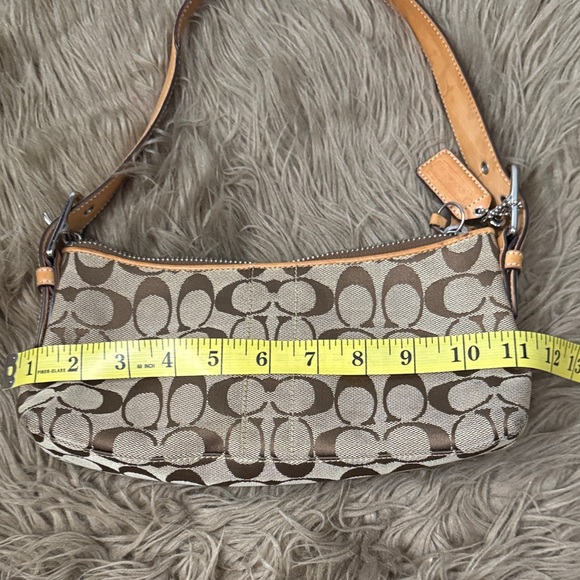 Coach Tabby Leather Signature Shoulder Bag small - Picture 10 of 12